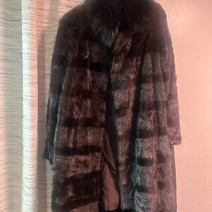Luxurious Black Fur Coat